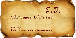 Süveges Dániel névjegykártya
